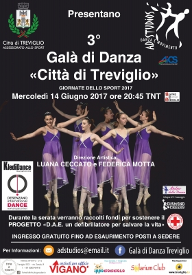 GALA' DANZA A TREVIGLIO 14 GIUGNO 2017 - AICS Bergamo