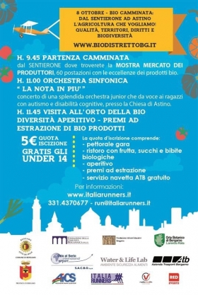 bio camminata 8 ottobre 2017 - AICS Bergamo