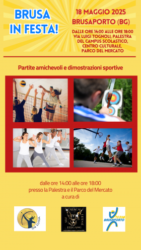 18 maggio 2025 Brusa in festa con gli arcieri Brusaporto asd - AICS Bergamo