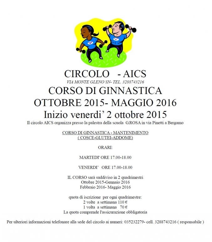 Corso di Ginnastica - AICS Bergamo